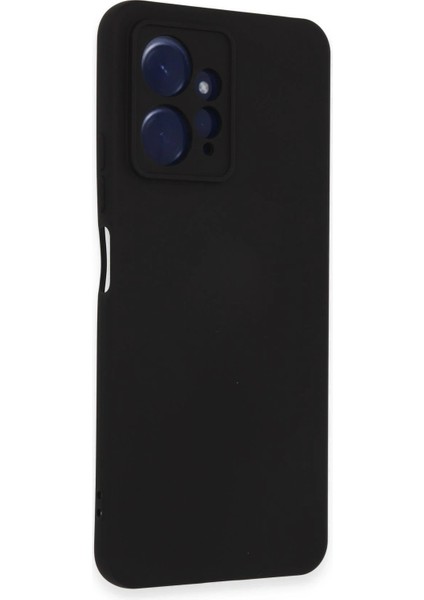 Xiaomi Redmi Note 12 4g Kılıf Nano Içi Kadife Silikon - Siyah – Darbe Koruma