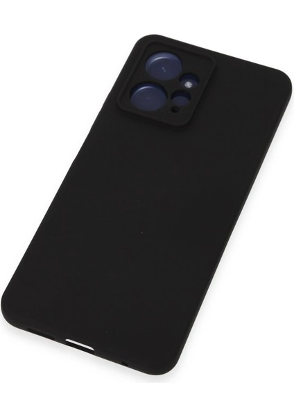 Xiaomi Redmi Note 12 4g Kılıf Nano Içi Kadife Silikon - Siyah – Darbe Koruma