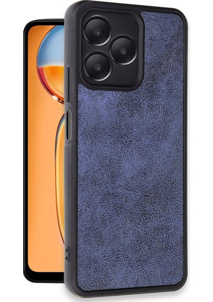Realme Note 50 4g Kılıf Aras Deri Kapak - Lacivert – Darbe Koruma