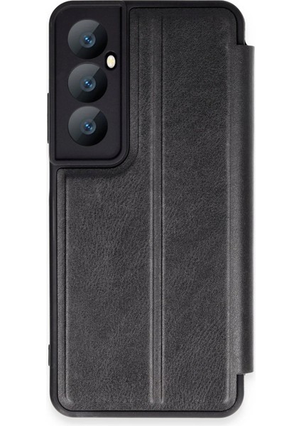Realme C65 Kılıf Flip Cover - Siyah – Hızlı Kargo