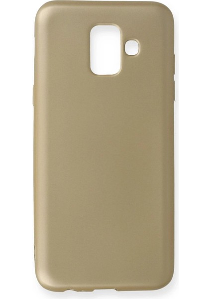 Samsung Galaxy A6 2018 Kılıf First Silikon - Gold – Darbe Koruma