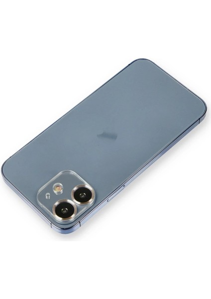 iPhone 12 Metal Kamera Lens Koruma Cam - Gold – Darbe Koruma