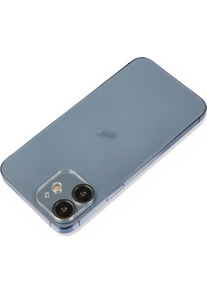 iPhone 12 Mini Shine Kamera Lens Koruma Cam - Siyah – Darbe Koruma