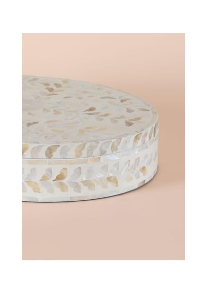 Yuvarlak Kutu Sedef 40X30X8 cm TLC0073 modelleri