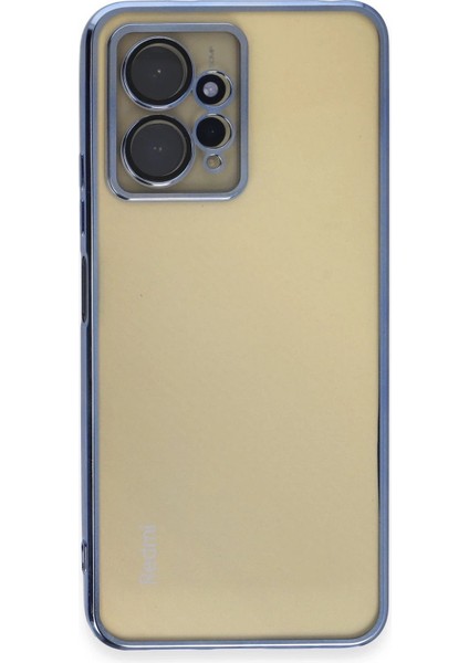 Xiaomi Redmi Note 12 4g Kılıf Razer Lensli Silikon - Açık Mavi – Darbe Koruma