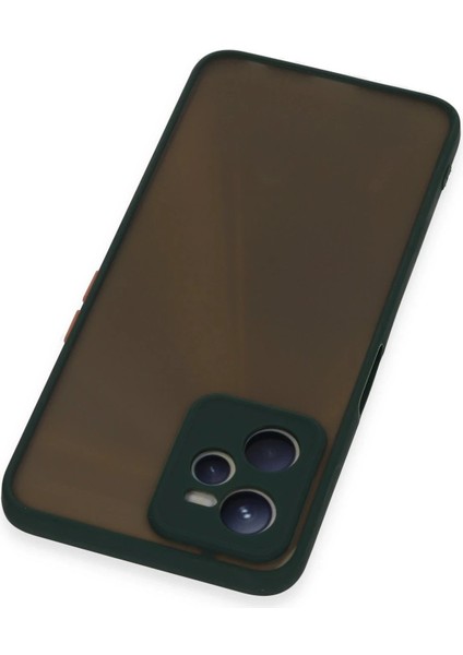 Realme C35 Kılıf Montreal Silikon Kapak - Yeşil – Darbe Koruma modelleri