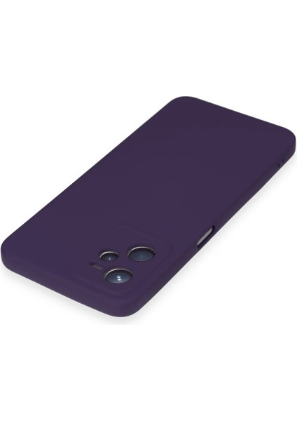 Realme C35 Kılıf Nano Içi Kadife Silikon - Mor – Darbe Koruma modelleri