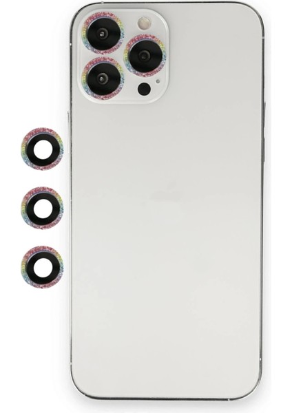 iPhone 12 Pro Shine Kamera Lens - Rainbow – Darbe Koruma
