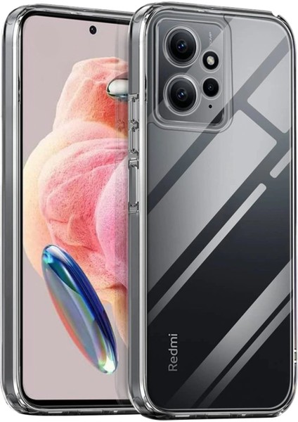 Xiaomi Redmi Note 12 4g Kılıf Lüx Şeffaf Silikon – Darbe Koruma