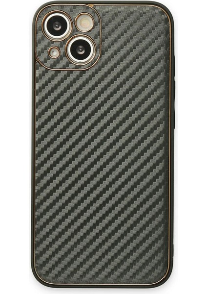 iPhone 13 Kılıf Coco Karbon Silikon - Füme – Darbe Koruma