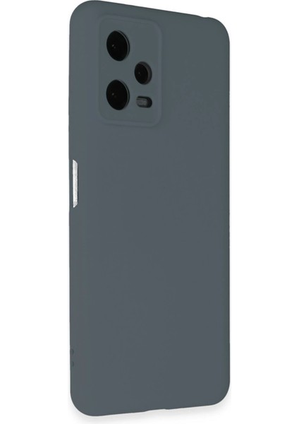 Xiaomi Redmi Note 12 Pro 5g Kılıf Nano Içi Kadife Silikon - Gri – Darbe Koruma