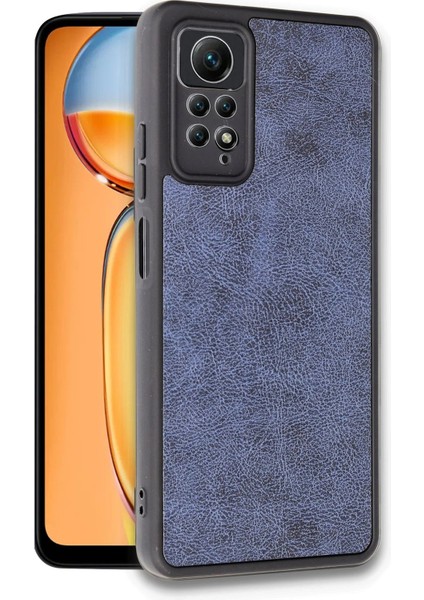 Xiaomi Redmi Note 12 Pro 4g Kılıf Aras Deri Kapak - Lacivert – Darbe Koruma