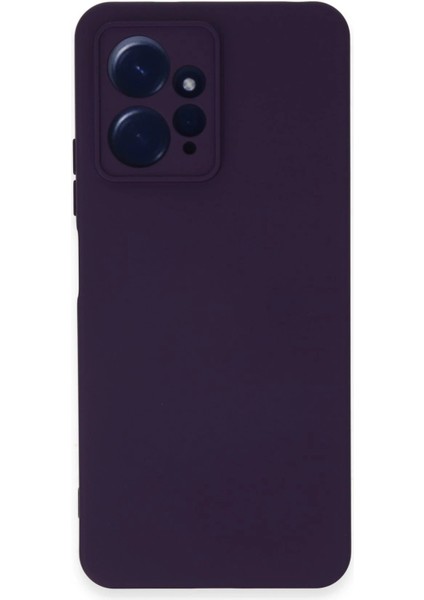 Xiaomi Redmi Note 12 4g Kılıf Nano Içi Kadife Silikon - Mor – Darbe Koruma