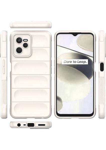 Realme C35 Kılıf Optimum Silikon - Krem – Darbe Koruma modelleri