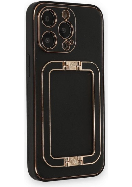 iPhone 14 Pro Max Kılıf Coco Elit Kapak - Siyah – Darbe Koruma