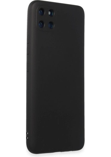 Realme C11 Kılıf Nano Içi Kadife Silikon - Siyah – Darbe Koruma