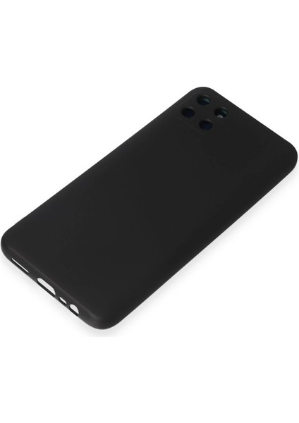 Realme C11 Kılıf Nano Içi Kadife Silikon - Siyah – Darbe Koruma