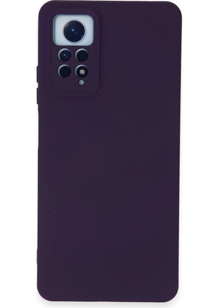Xiaomi Redmi Note 12 Pro 4g Kılıf Nano Içi Kadife Silikon - Mor – Darbe Koruma