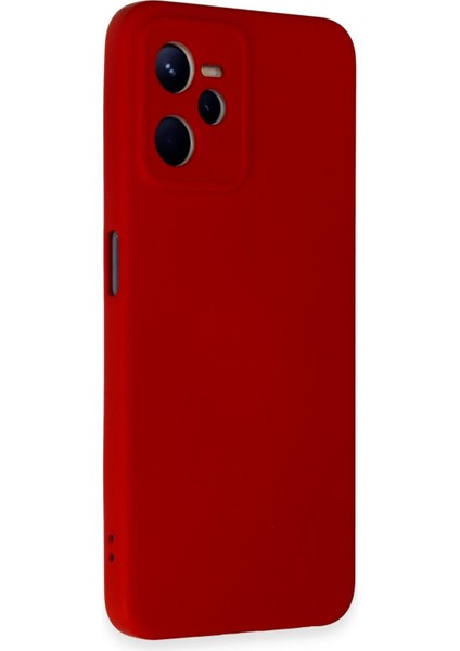 Realme C35 Kılıf Nano Içi Kadife Silikon - Kırmızı – Darbe Koruma fiyatları