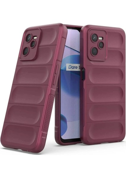 Realme C35 Kılıf Optimum Silikon - Bordo – Darbe Koruma fiyatları