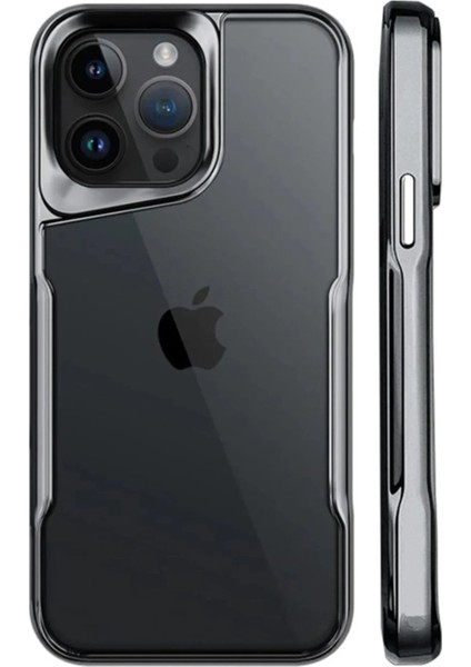 iPhone 15 Pro Kılıf Boyi Silikon Kapak - Titan Gri – Darbe Koruma
