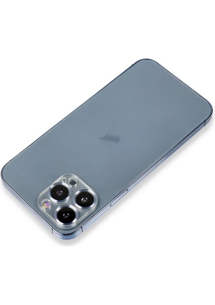 iPhone 14 Pro Metal Kamera Lens Koruma Cam - Sierra Blue – Darbe Koruma