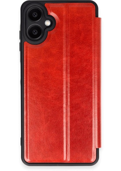 Samsung Galaxy A06 Kılıf Flip Cover - Kırmızı – Hızlı Kargo