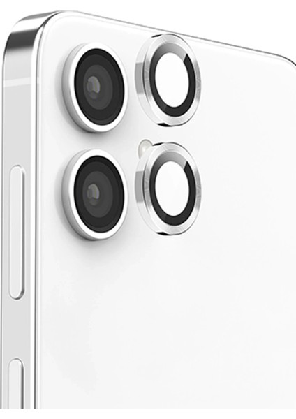 Samsung Galaxy A06 Raze Metal Kamera Lens - Gümüş – Kamera Koruma