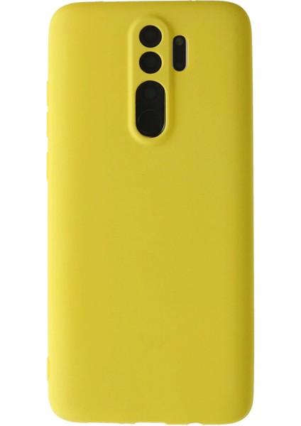 Xiaomi Redmi Note 8 Pro Kılıf First Silikon - Sarı – Darbe Koruma
