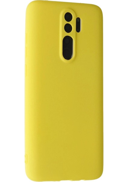 Xiaomi Redmi Note 8 Pro Kılıf First Silikon - Sarı – Darbe Koruma