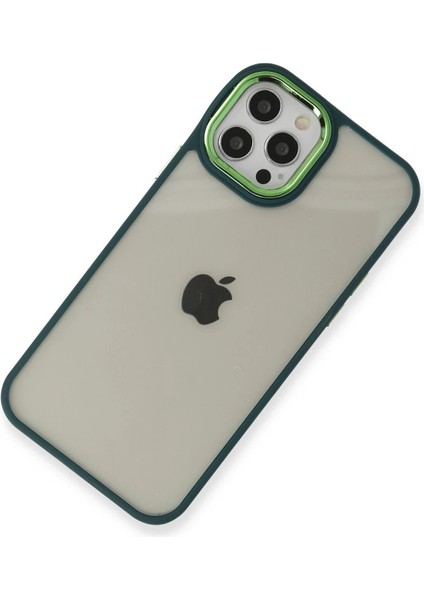 iPhone 12 Pro Max Kılıf Dora Kapak - Haki Yeşil – Darbe Koruma
