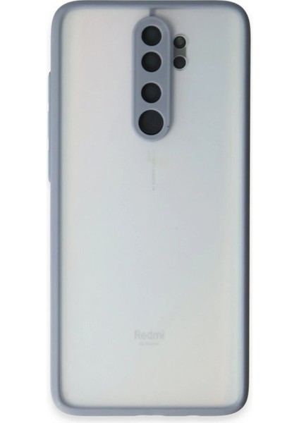 Xiaomi Redmi Note 8 Pro Kılıf Montreal Silikon Kapak - Gri – Darbe Koruma