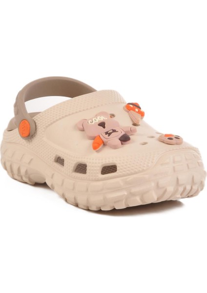 Çocuk Ekru Plaj Terliği Sabo Terlik 960