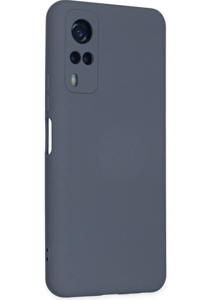 Vivo Y53S Kılıf Nano Içi Kadife Silikon - Gri – Darbe Koruma fiyatları