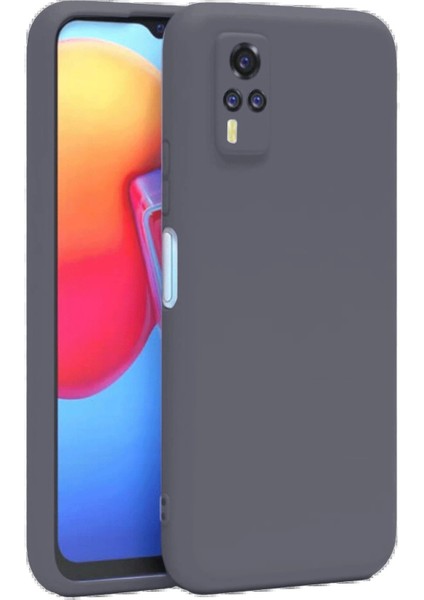 Vivo Y53S Kılıf Nano Içi Kadife Silikon - Gri – Darbe Koruma modelleri