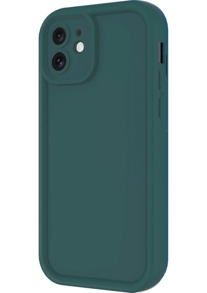 iPhone 11 Kılıf Viera Silikon - Koyu Yeşil – Darbe Koruma