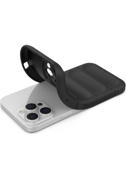 iPhone 16 Pro Kılıf Optimum Silikon - Siyah – Darbe Koruma