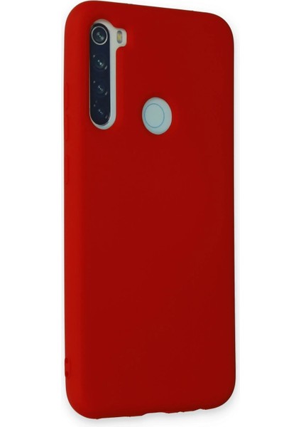 Xiaomi Redmi Note 8 Kılıf Nano Içi Kadife Silikon - Kırmızı – Darbe Koruma