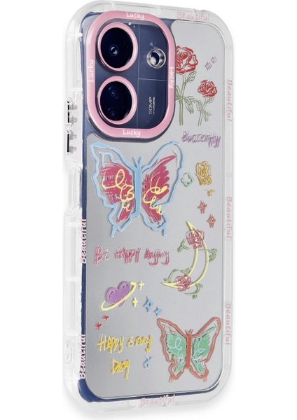 Xiaomi Redmi 13C Kılıf Reflexion Desenli Kapak - Desen 8 – Darbe Koruma