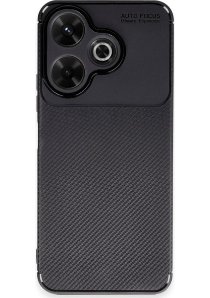 Xiaomi Redmi 13 4g Kılıf Auto Focus Karbon Kapak - Siyah – Darbe Koruma