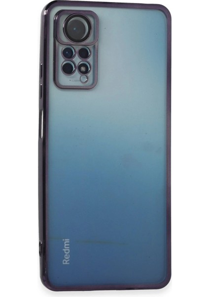 Xiaomi Redmi Note 12 Pro 4g Kılıf Razer Lensli Silikon - Mor – Darbe Koruma
