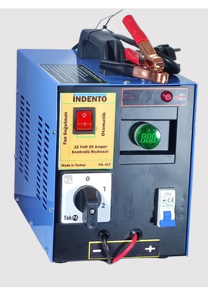 12 Volt 25 Amper Kontrollü Otomatik Redresör
