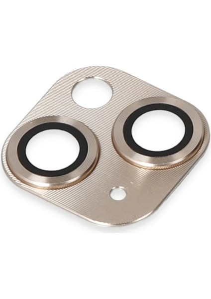 iPhone 13 Pers Alüminyum Kamera Lens - Gold – Darbe Koruma