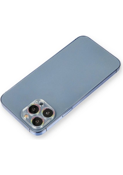 iPhone 12 Pro Shine Kamera Lens Koruma Cam - Rainbow – Darbe Koruma
