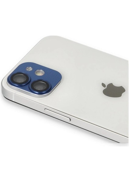 iPhone 11 Pers Alüminyum Kamera Lens - Lacivert – Darbe Koruma