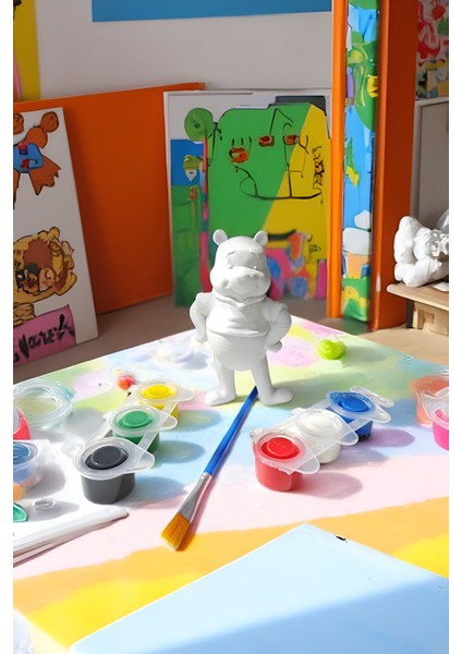 3D Hayvan Boyama, Akrilik Boya, Fırça Hediyeli modelleri