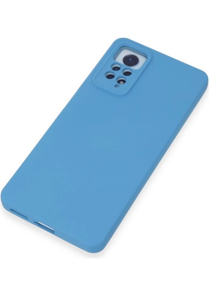 Xiaomi Redmi Note 12 Pro 4g Kılıf Nano Içi Kadife Silikon - Mavi – Darbe Koruma