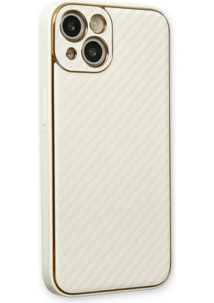 iPhone 13 Kılıf Coco Karbon Silikon - Beyaz – Darbe Koruma