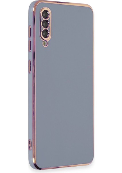 Samsung Galaxy A50 Kılıf Volet Silikon - Mavi