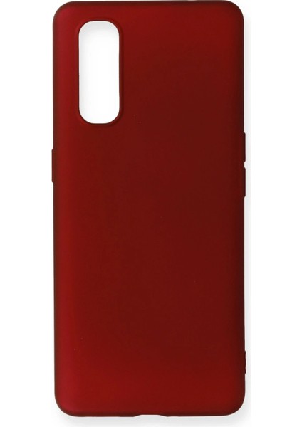 Oppo Find X2 Kılıf First Silikon - Bordo – Darbe Koruma